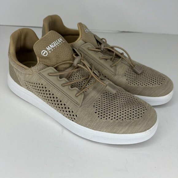 Magellan Outdoor Mens 159007 Brown Man Made Low Top Size 9 Hiking Shoes - Picture 2 of 8